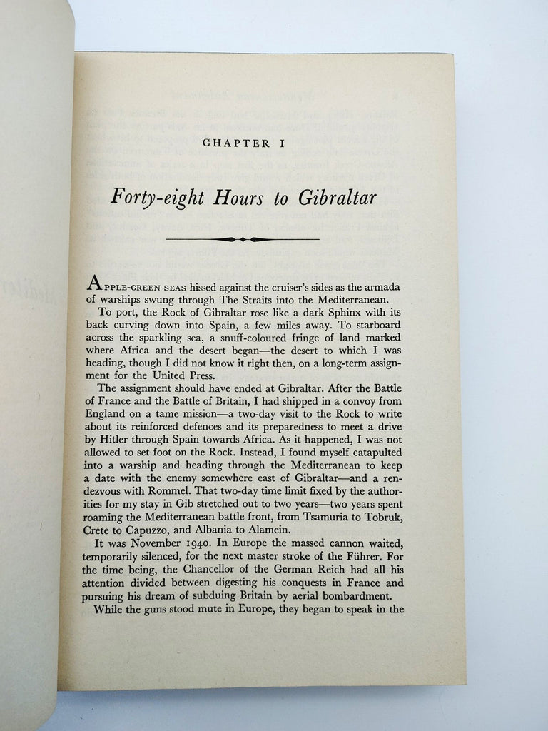 Chapter 1 on Gibraltar of the first edition of McMillan's Mediterranean Assignment (1943)