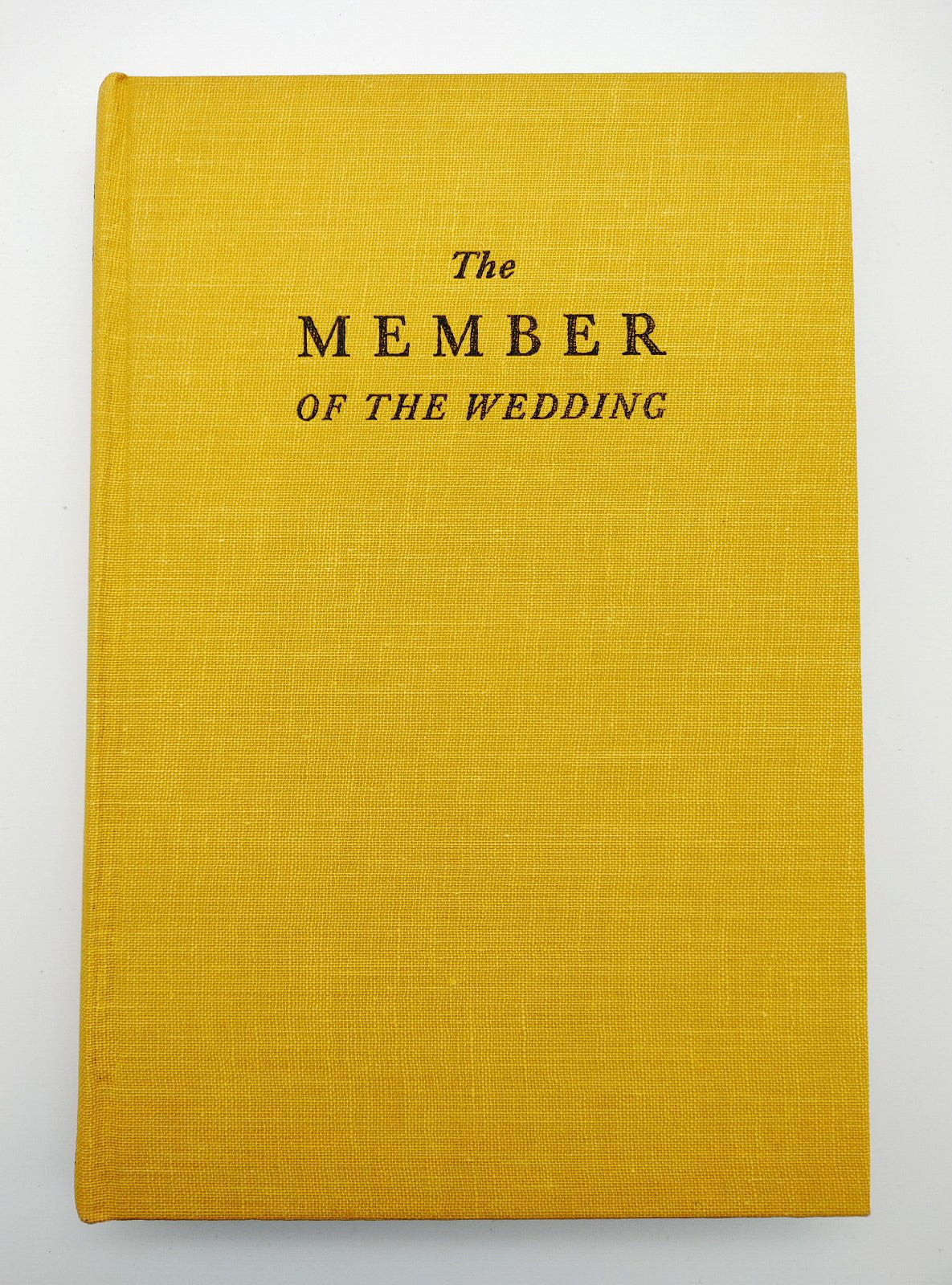 the first edition of McCullers' The Member of the Wedding (1946)