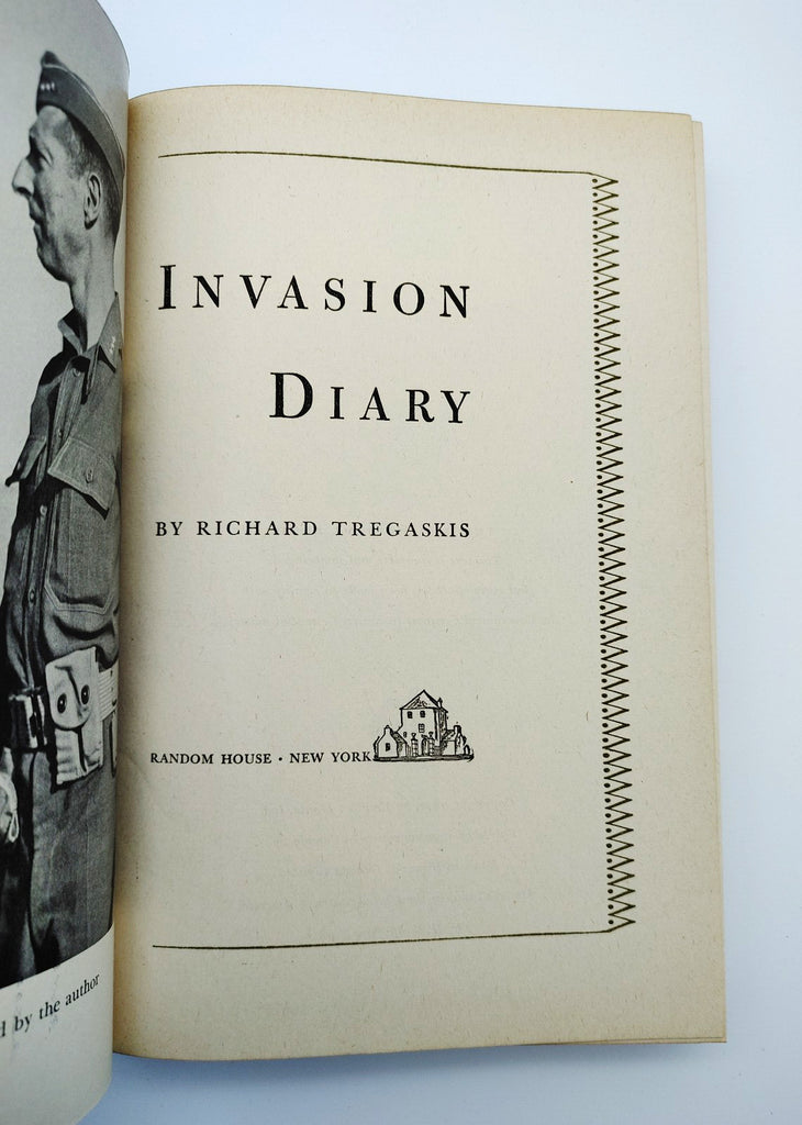 Title page of the first edition of Tregaskis' Invasion Diary (1944)