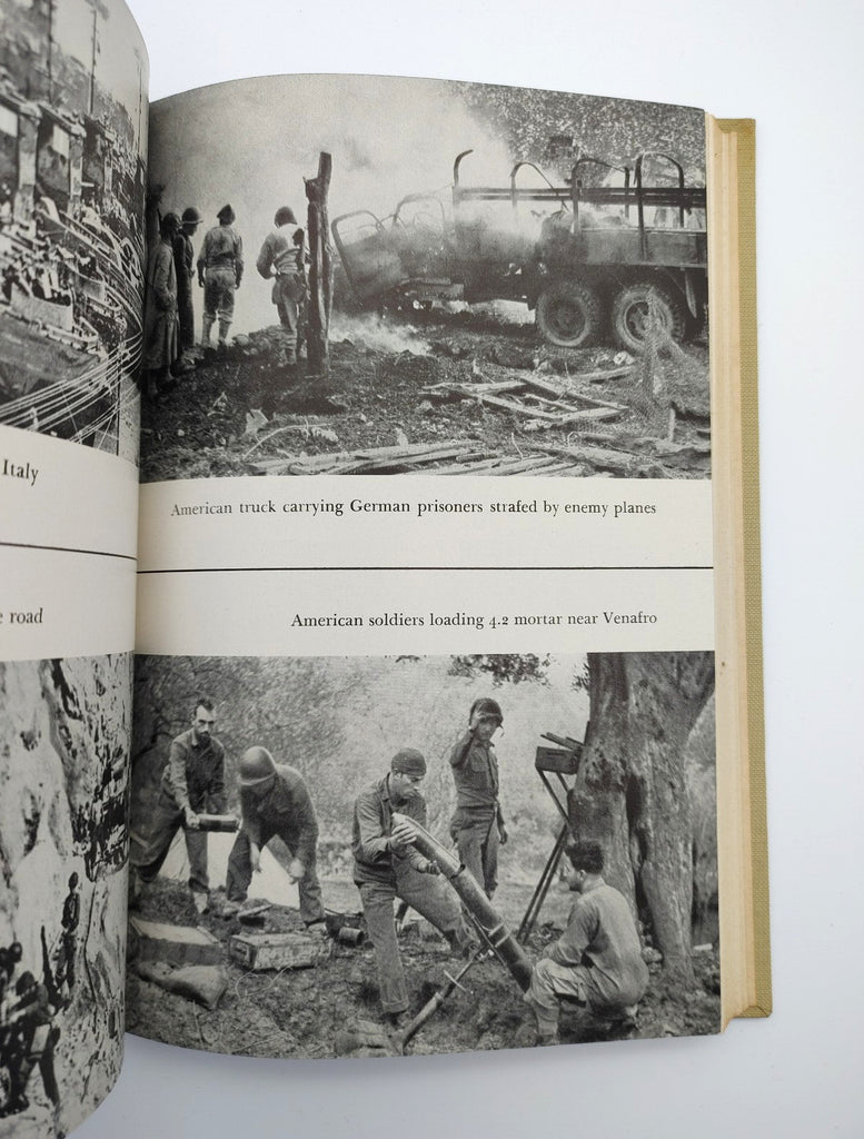 Images of Americans carrying German prisoners the first edition of Tregaskis' Invasion Diary (1944)