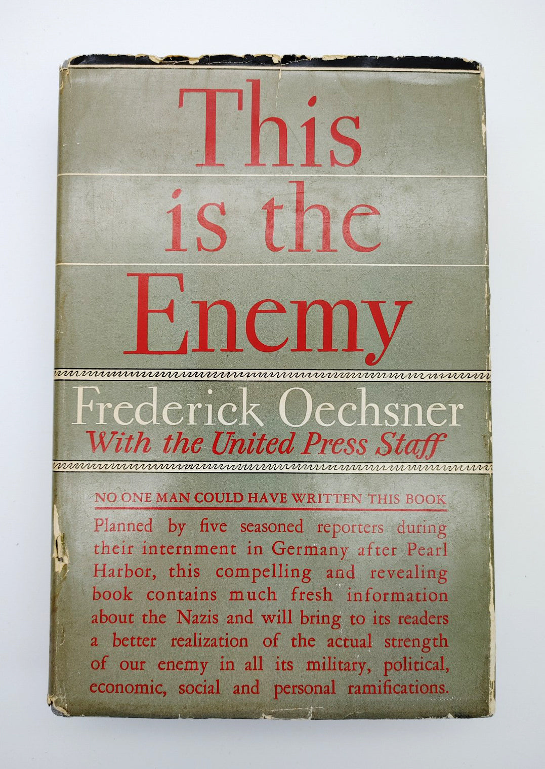 the second printing of Oechsner's This Is the Enemy (1942)