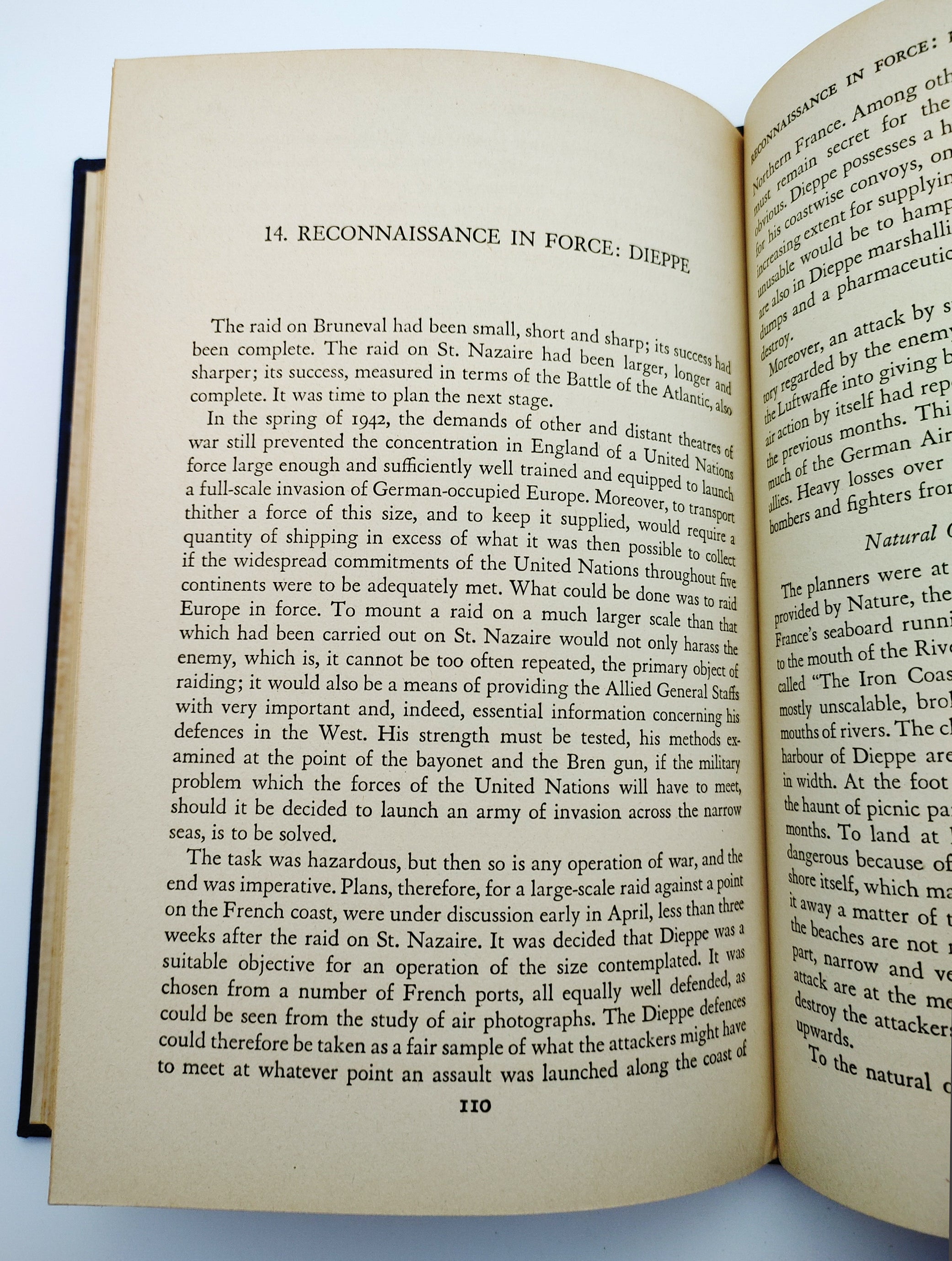 Reconnaissance in Dieppe from the first American edition of Saunders' Combined Operations (1943)