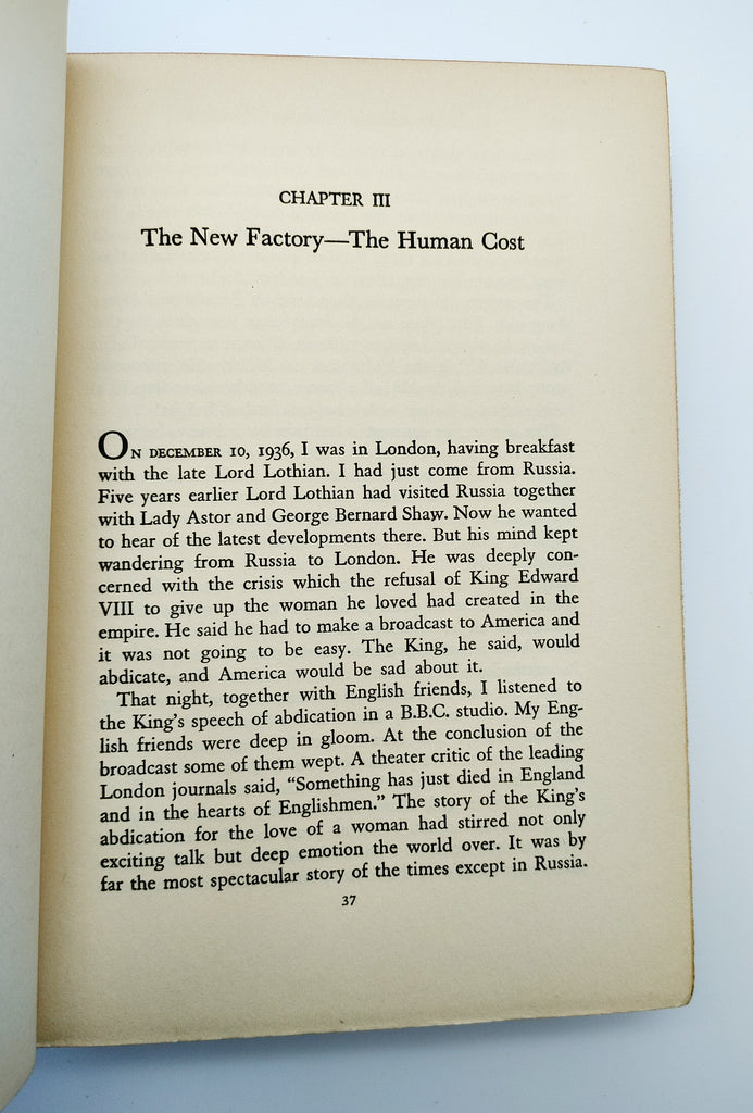Chapter III on factories of the first edition of Hindus' Hitler Cannot Conquer Russia (1941)