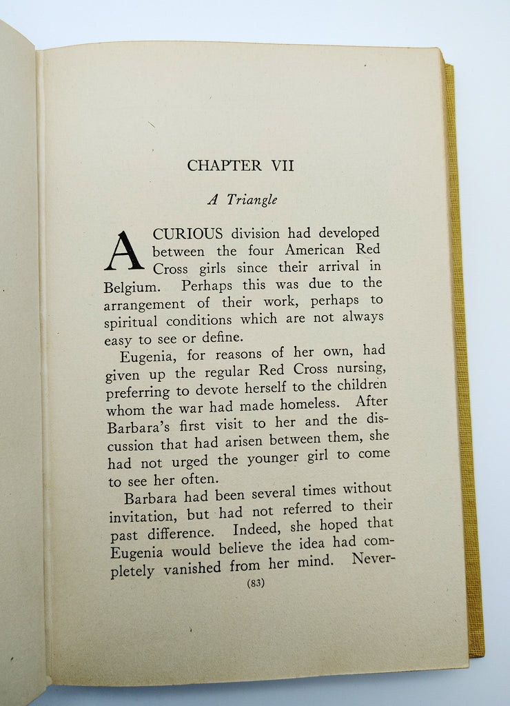 Chapter 7 of the first edition of Vandercook's The Red Cross Girls in Belgium (1916)
