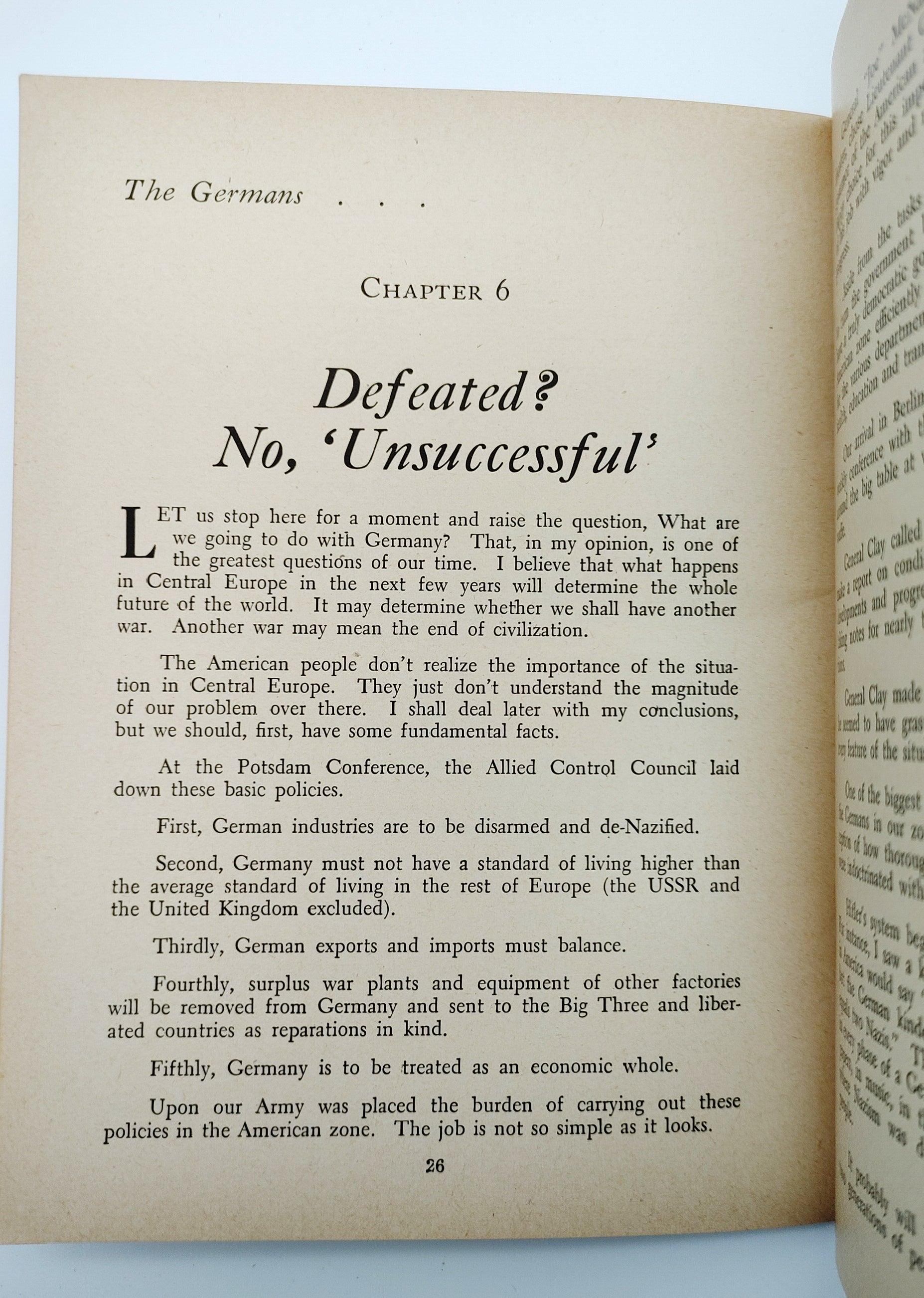 Chapter 6 of the first edition of Gannett's The Fuse Sputters in Europe (1946)