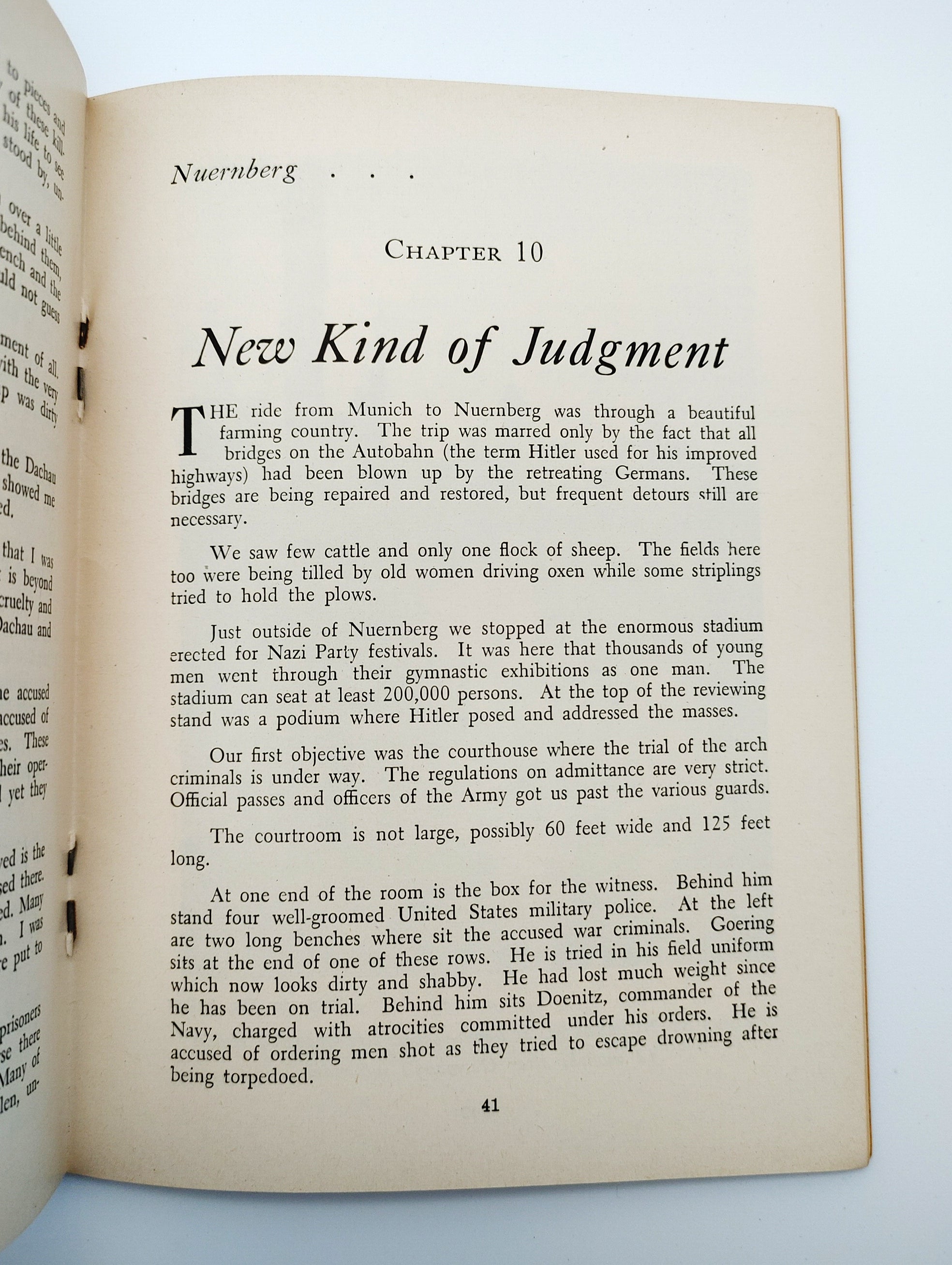 Chapter 10 New Kind of Judgment the first edition of Gannett's The Fuse Sputters in Europe (1946)