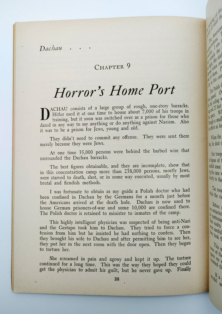 Chapter 9 of the first edition of Gannett's The Fuse Sputters in Europe (1946)