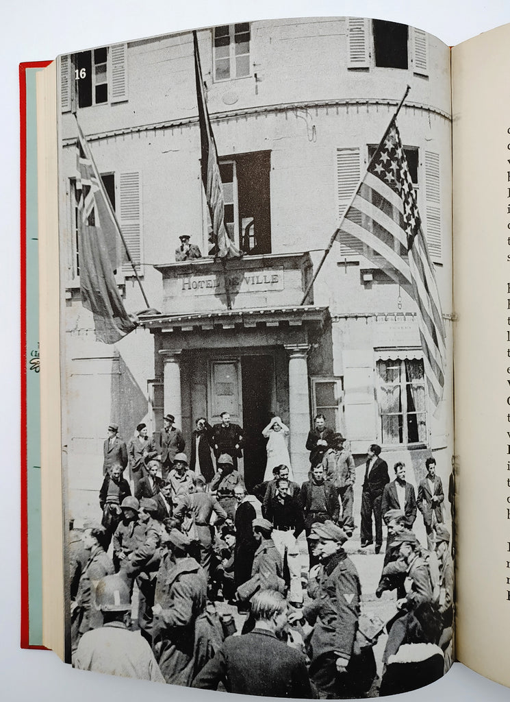 Hotel de Ville from the first edition of Wertenbaker's Invasion! (1944) with photographs by Robert Capa