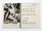 Claudette Colbert pages from Manuscript Movie Diary (1939)