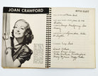 Joan Crawford pages from Manuscript Movie Diary (1939)