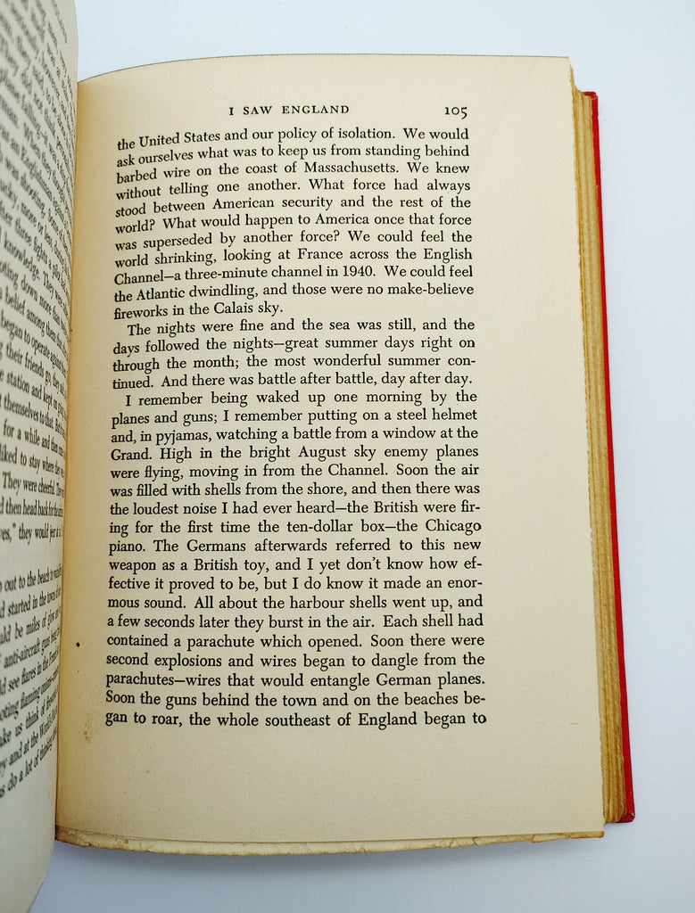 the first edition of Robertson's I Saw England (1941)