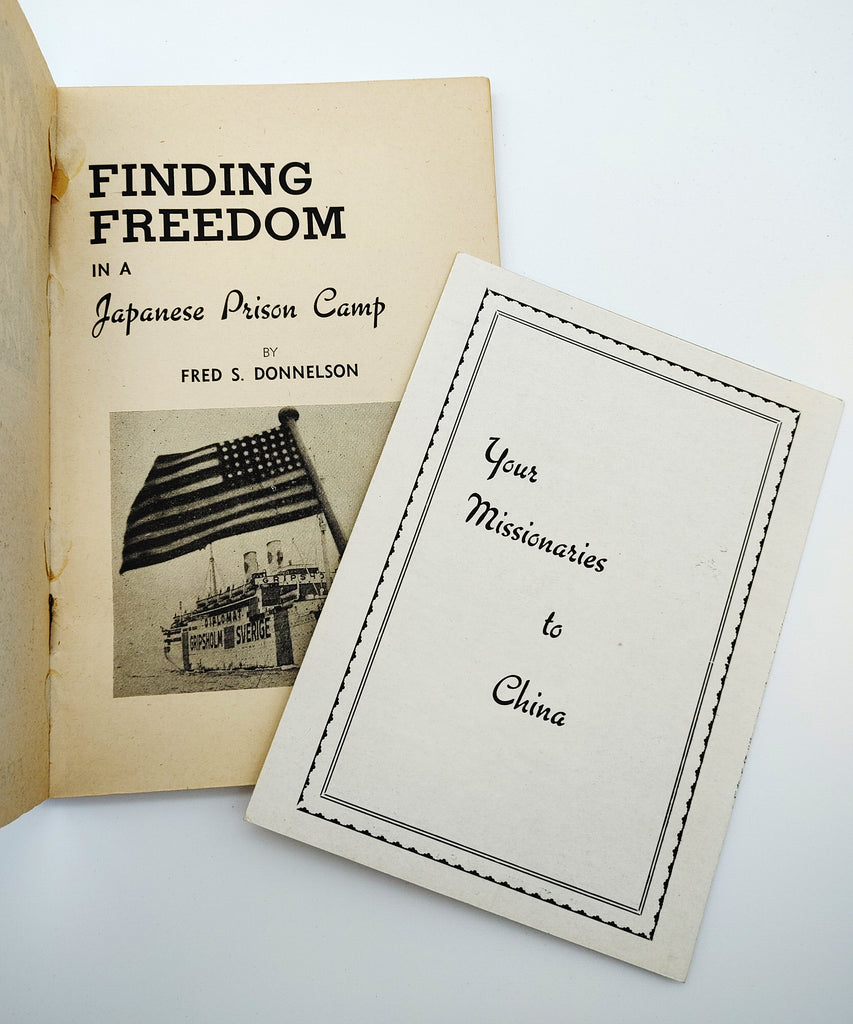 the first edition of Donnelson's Finding Freedom in a Japanese Prison Camp (1945)