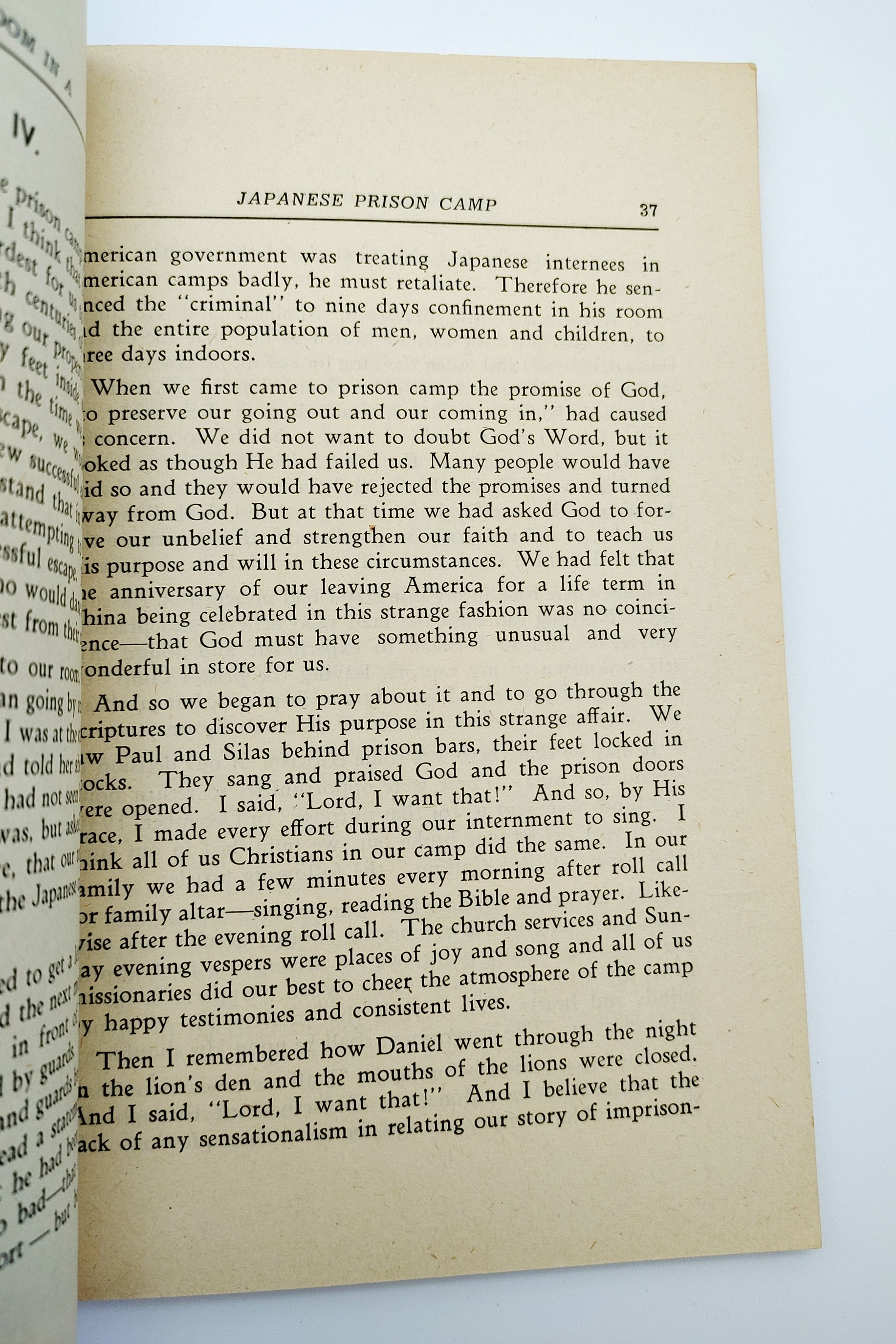 the first edition of Donnelson's Finding Freedom in a Japanese Prison Camp (1945)