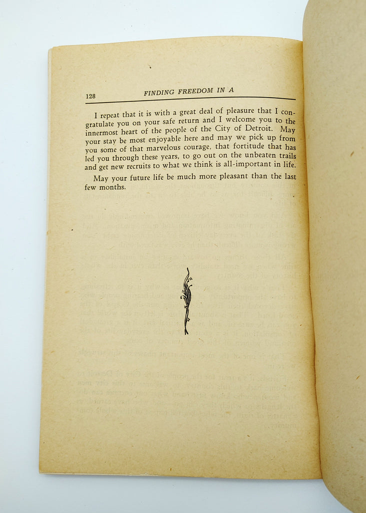 the first edition of Donnelson's Finding Freedom in a Japanese Prison Camp (1945)