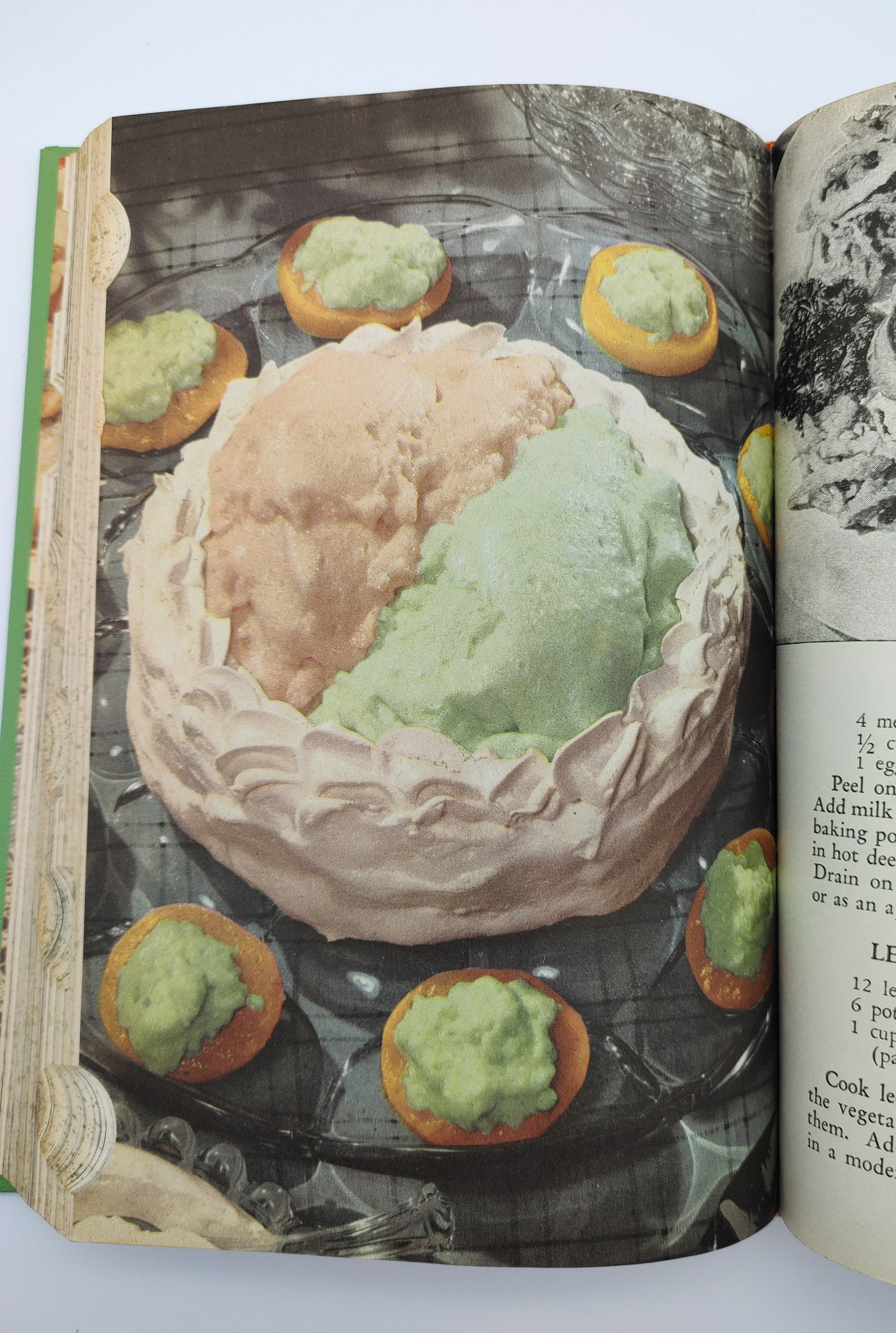 Molded dip from the first edition of Berolzheimer's The United States Regional Cook Book (1947)