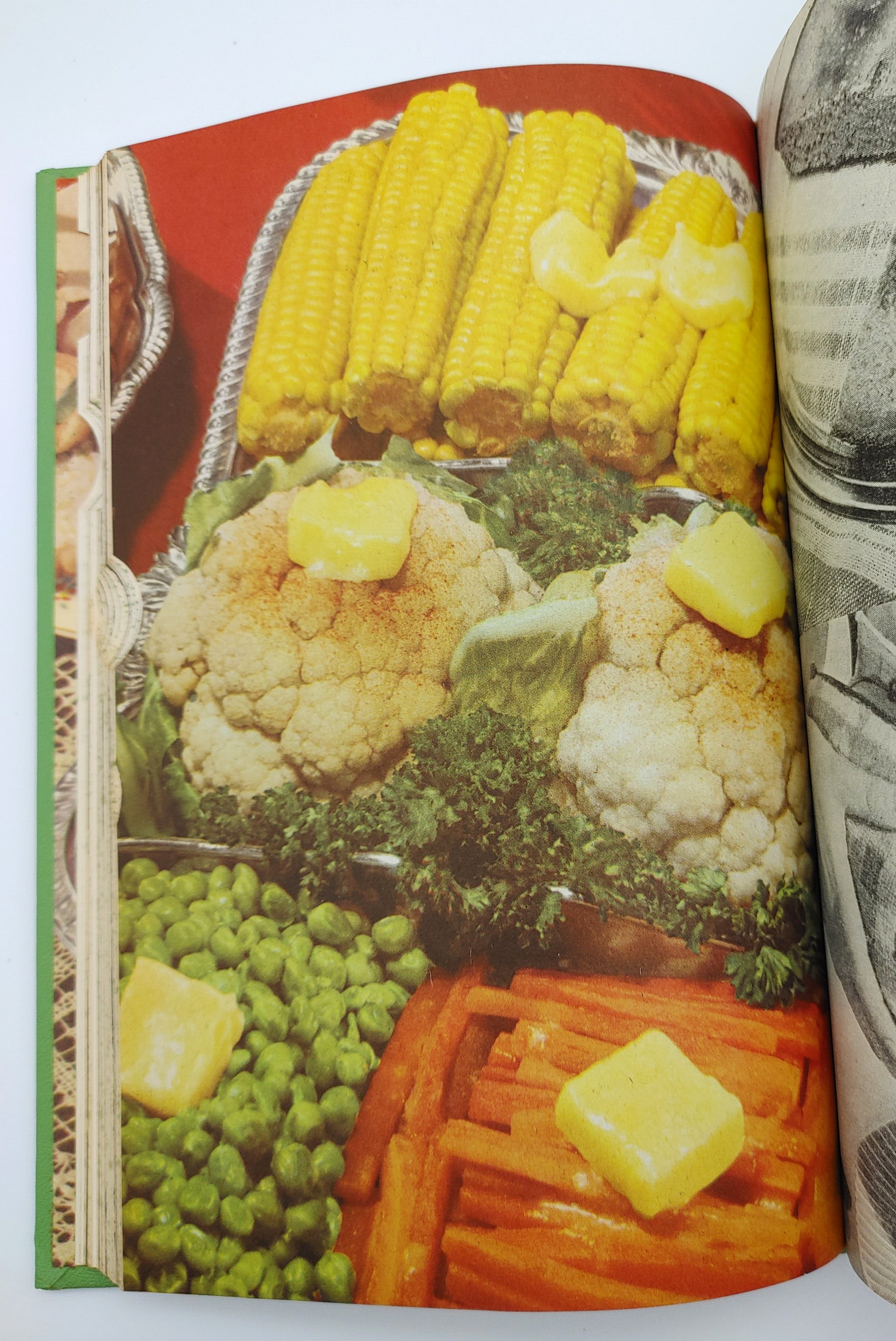 Vegetable picture from the first edition of Berolzheimer's The United States Regional Cook Book (1947)