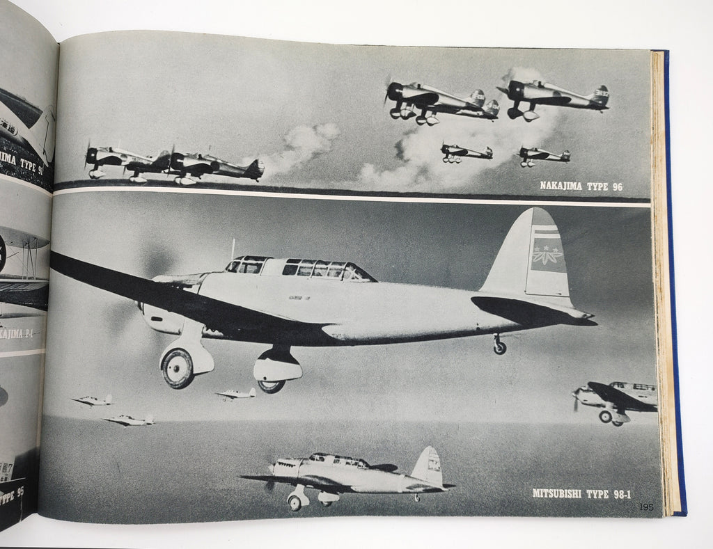 Nakajima and Mitsubishi planes from the first edition of Andrews' Air News Yearbook (1942)