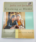 the first edition of Julia Child's and Jacques Pepin's Cooking at Home (1999)