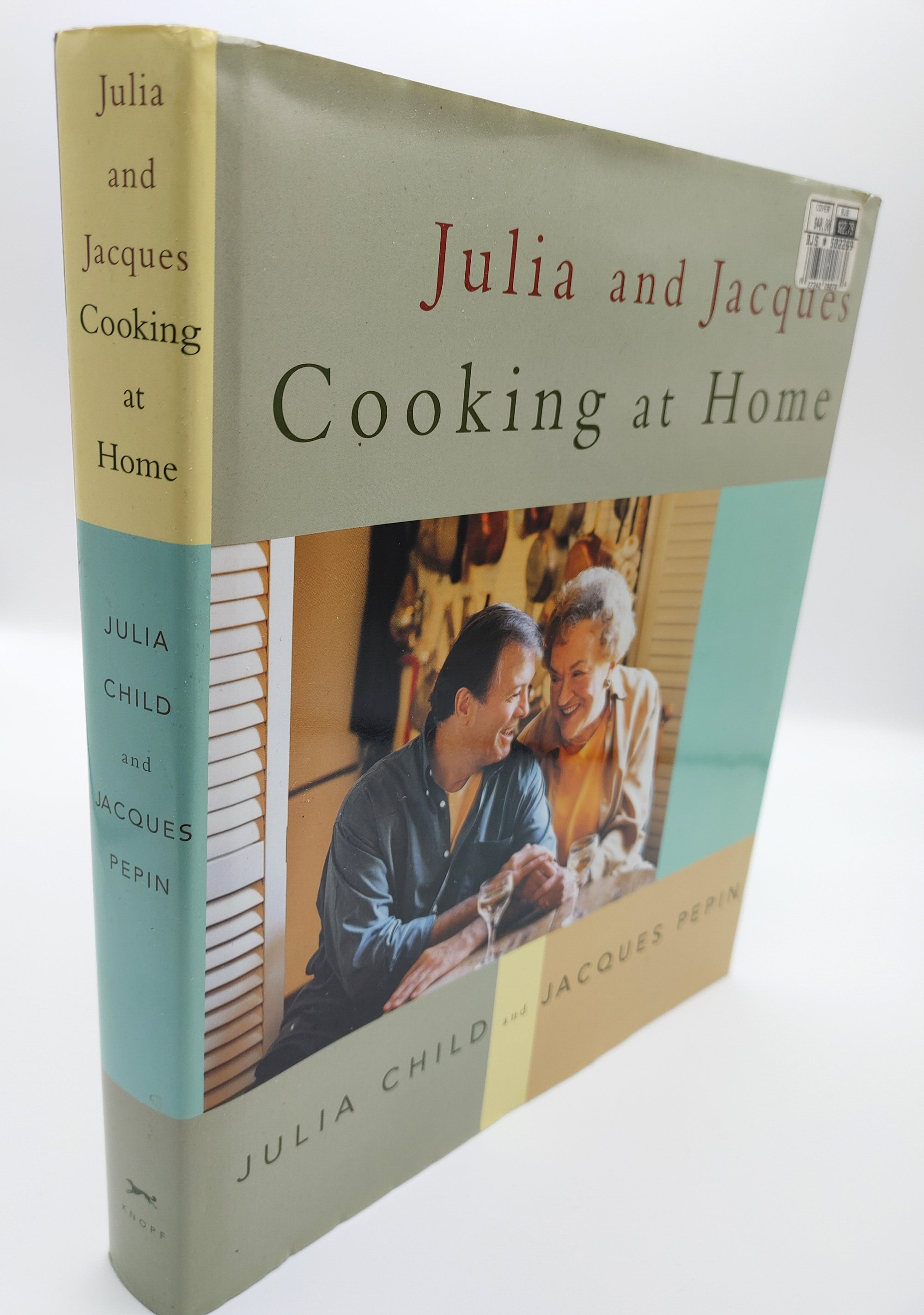 the first edition of Julia Child's and Jacques Pepin's Cooking at Home (1999)