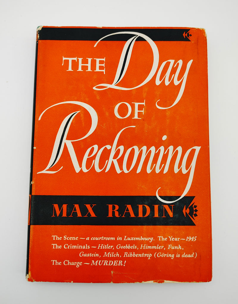 the first edition of Radin's The Day of Reckoning (1943)