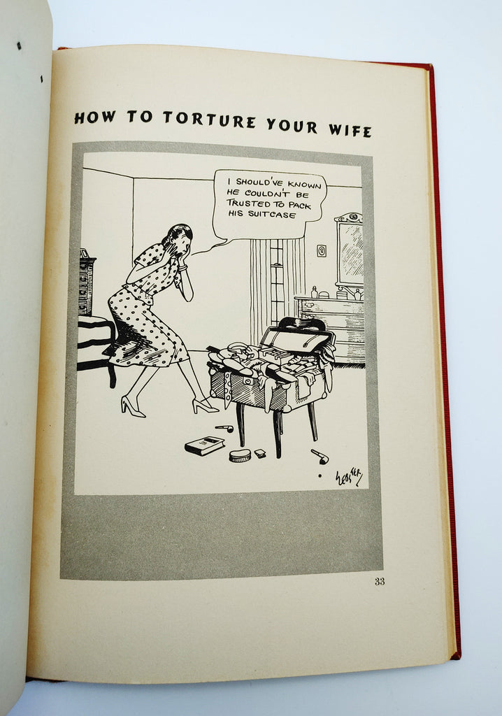 the first editions of How to Torture Your Husband (1948) and How to Torture Your Wide (1948)