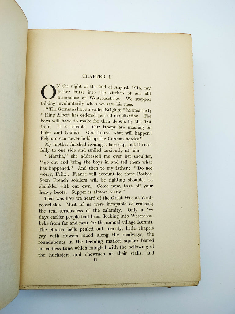 Chapter 1 of the first edition of McKenna's I Was a Spy! (1933)