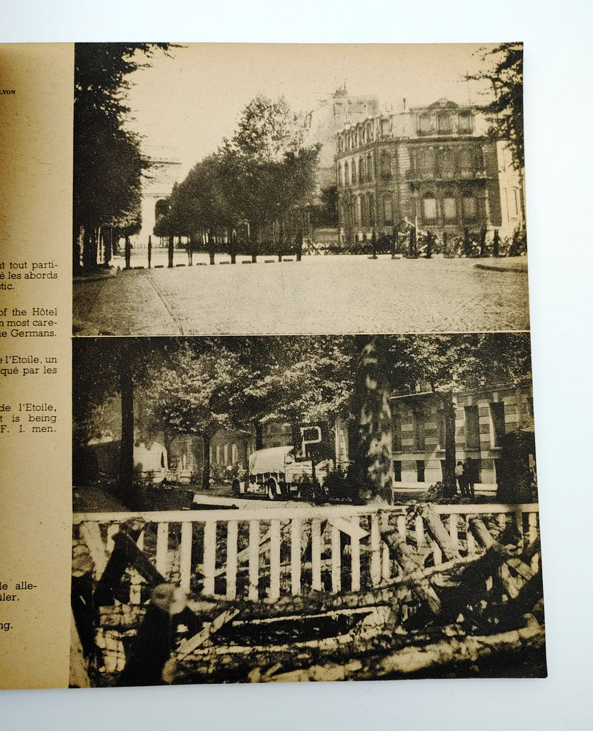 Images of wartime paris from Limited first edition of La Liberation De Paris (1944)