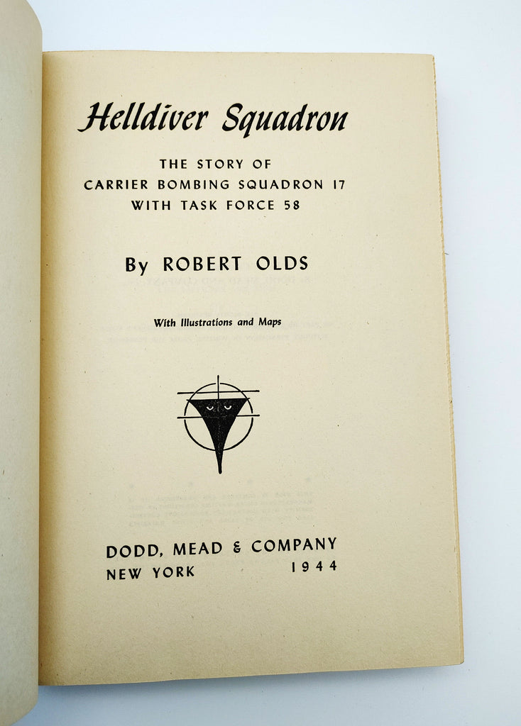 TItle page of the first edition of Olds' Helldiver Squadron (1944)