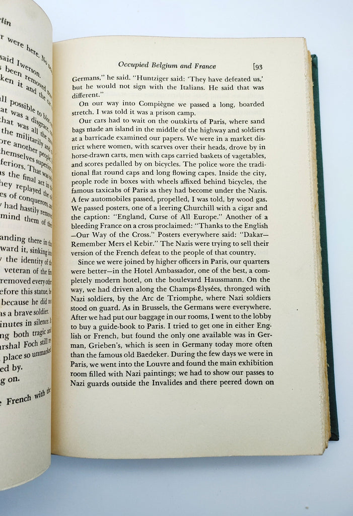 the first edition of Flannery's Assignment to Berlin (1942)