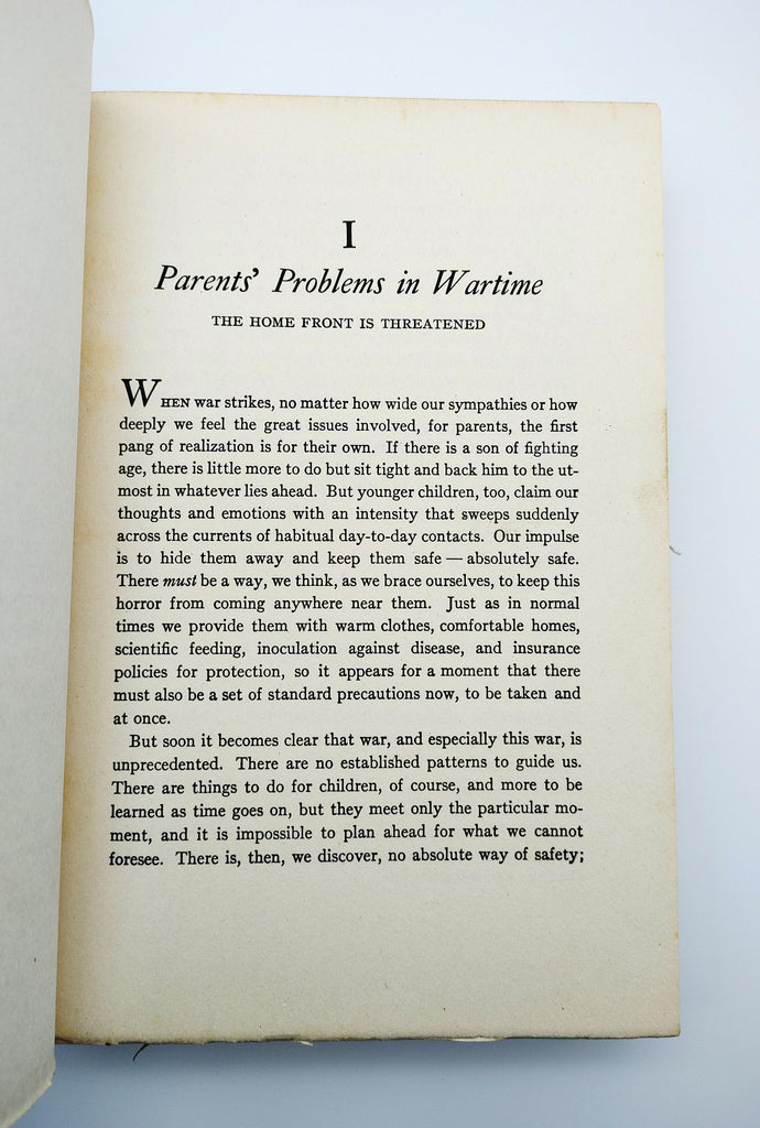 Chapter 1 of the the first edition of Wolf's Our Children Face War (1942)