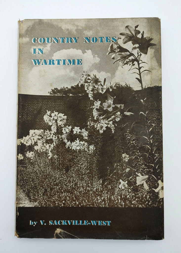 dust jacket of the first edition of Sackville-West's Country Notes in Wartime (1940)