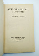 TItle page of first edition of Sackville-West's Country Notes in Wartime (1940)