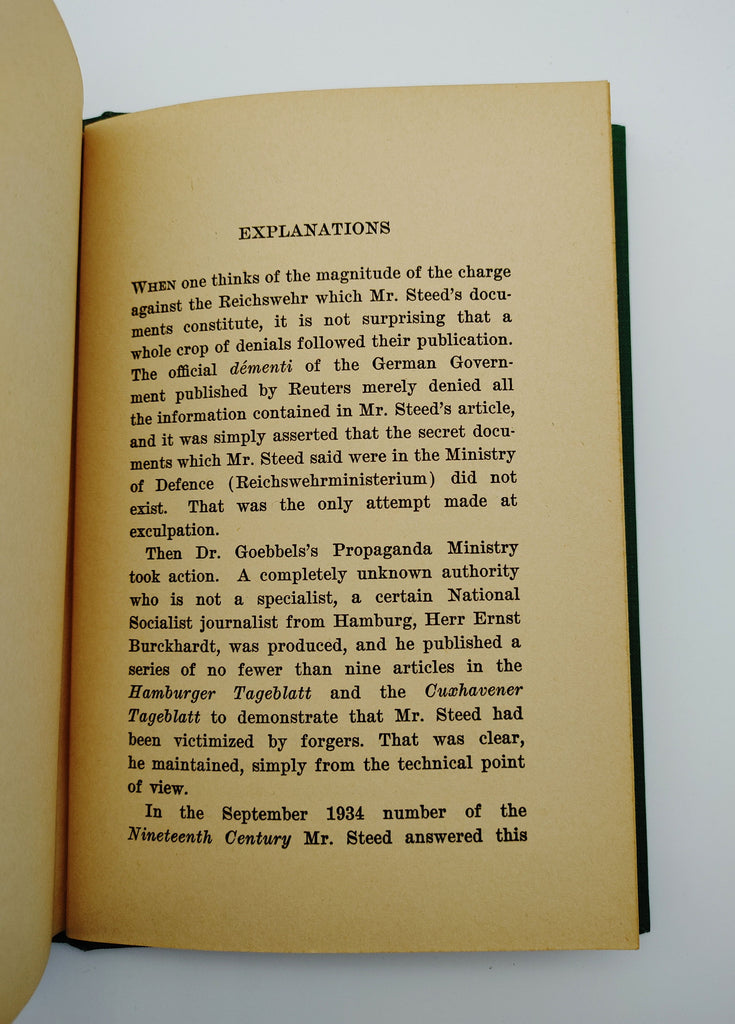 Explanations from the first edition of Lehmann-Russbueldt's Hitler's Wings of Death (1936)