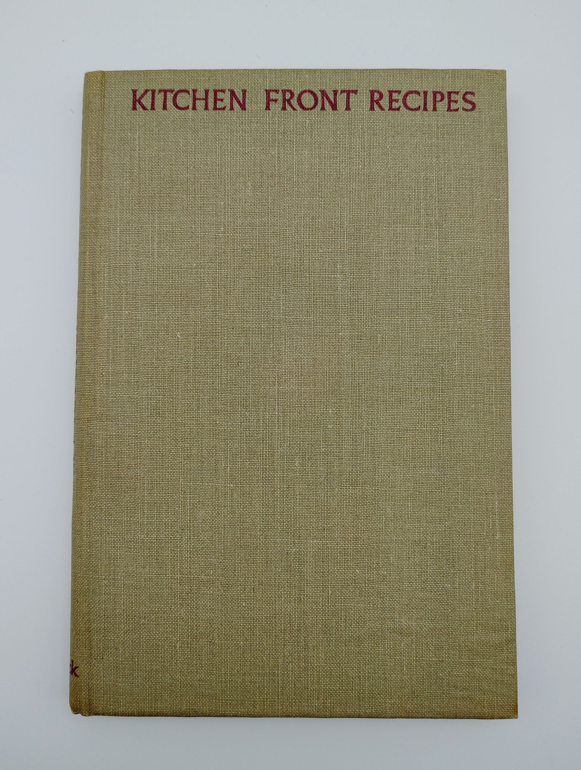 the first edition of Heath's Kitchen Front Recipes (1941)