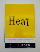 dust jacket from the first edition of Buford's Heat (2006)