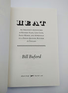 Title page of the first edition of Buford's Heat (2006)