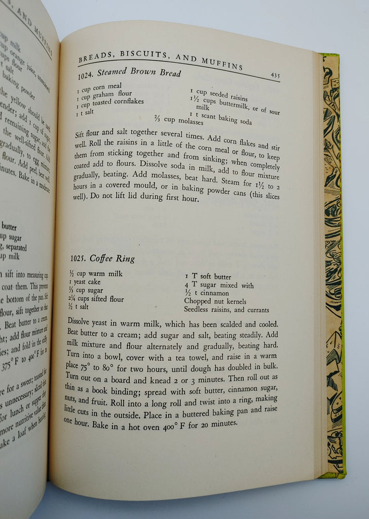 Bread recipes from the first edition of Taylor's Economy for Epicures (1943)