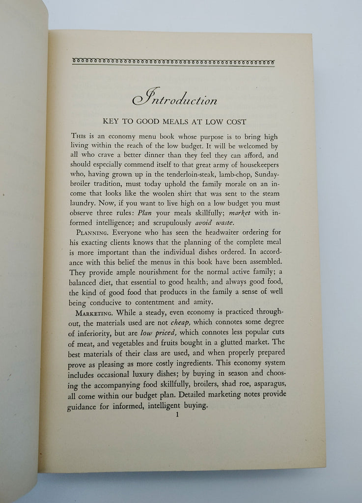 Introduction to first edition of Taylor's Economy for Epicures (1943)