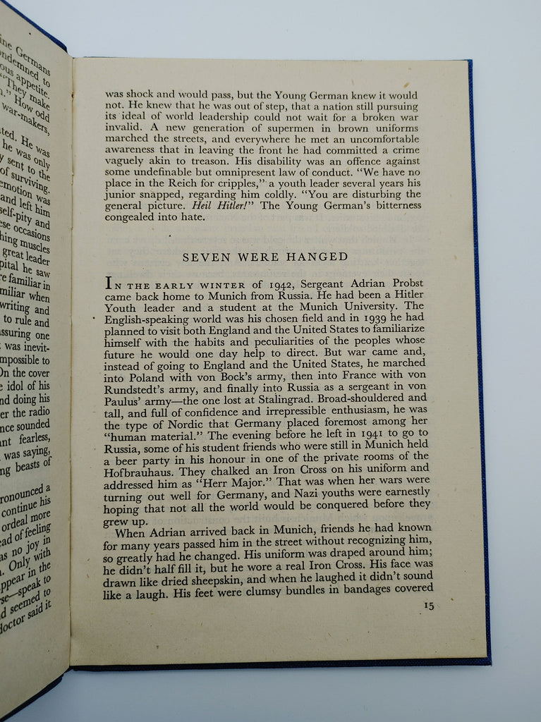 first edition of Bayles' Seven Were Hanged (1945)