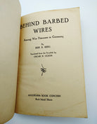 Title page of Berg's Behind Barbed Wires (1944)