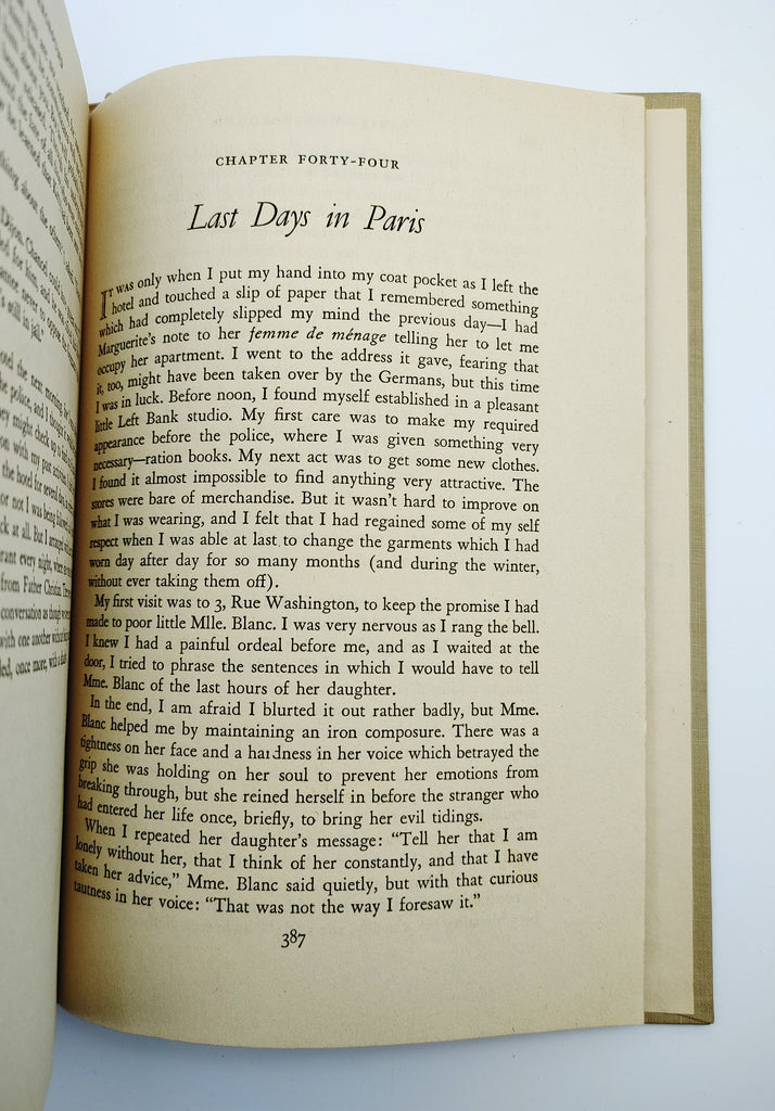 The Last Days in Paris chapter of Shiber's Paris Underground (1943)