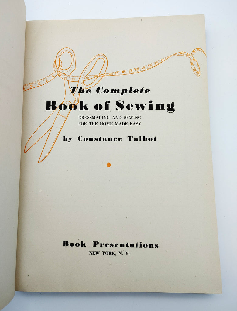 Title page of The Complete Book of Sewing