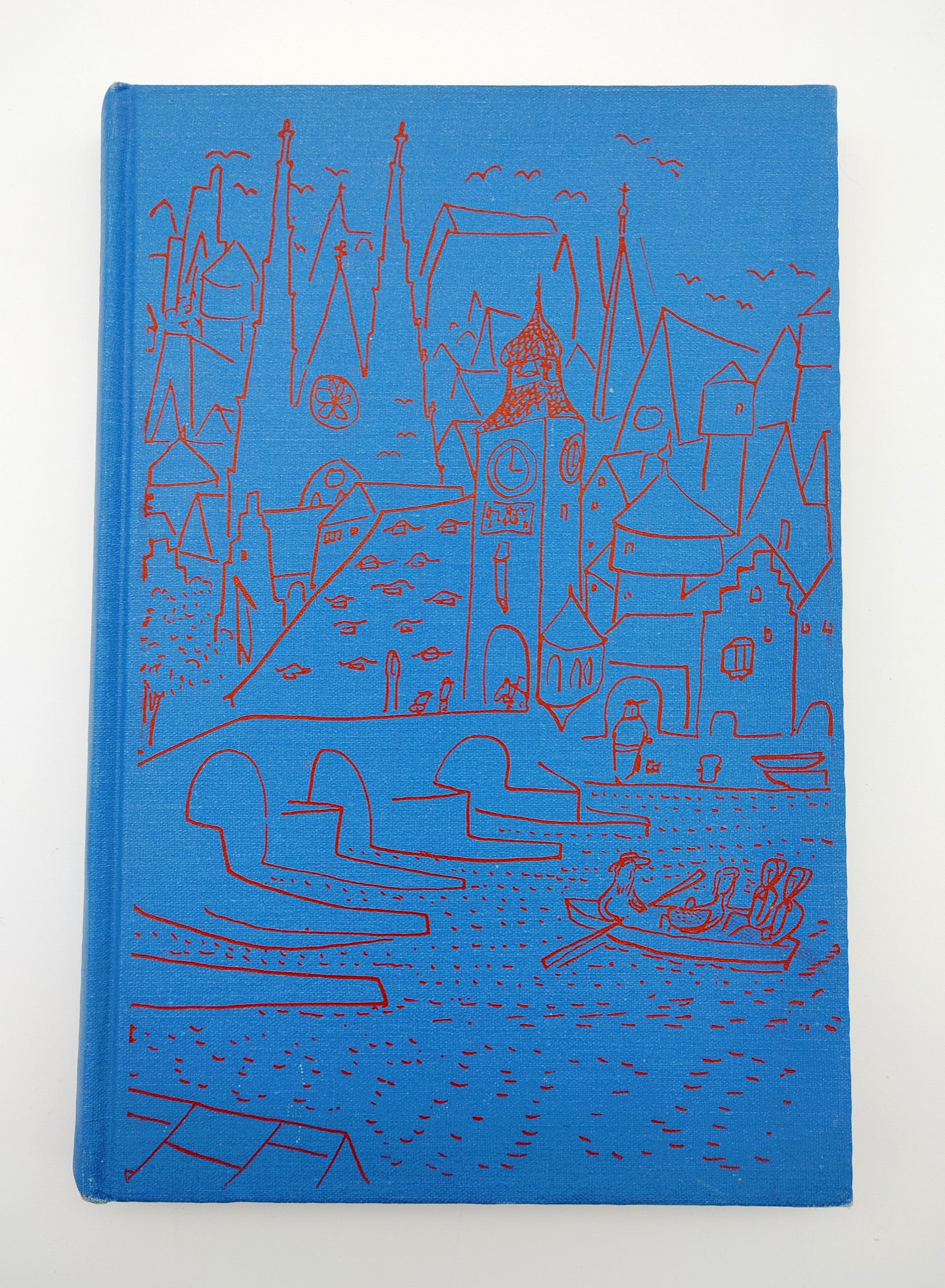 Book without dust jacket of the first edition of Bemelmans's Blue Danube (1945)