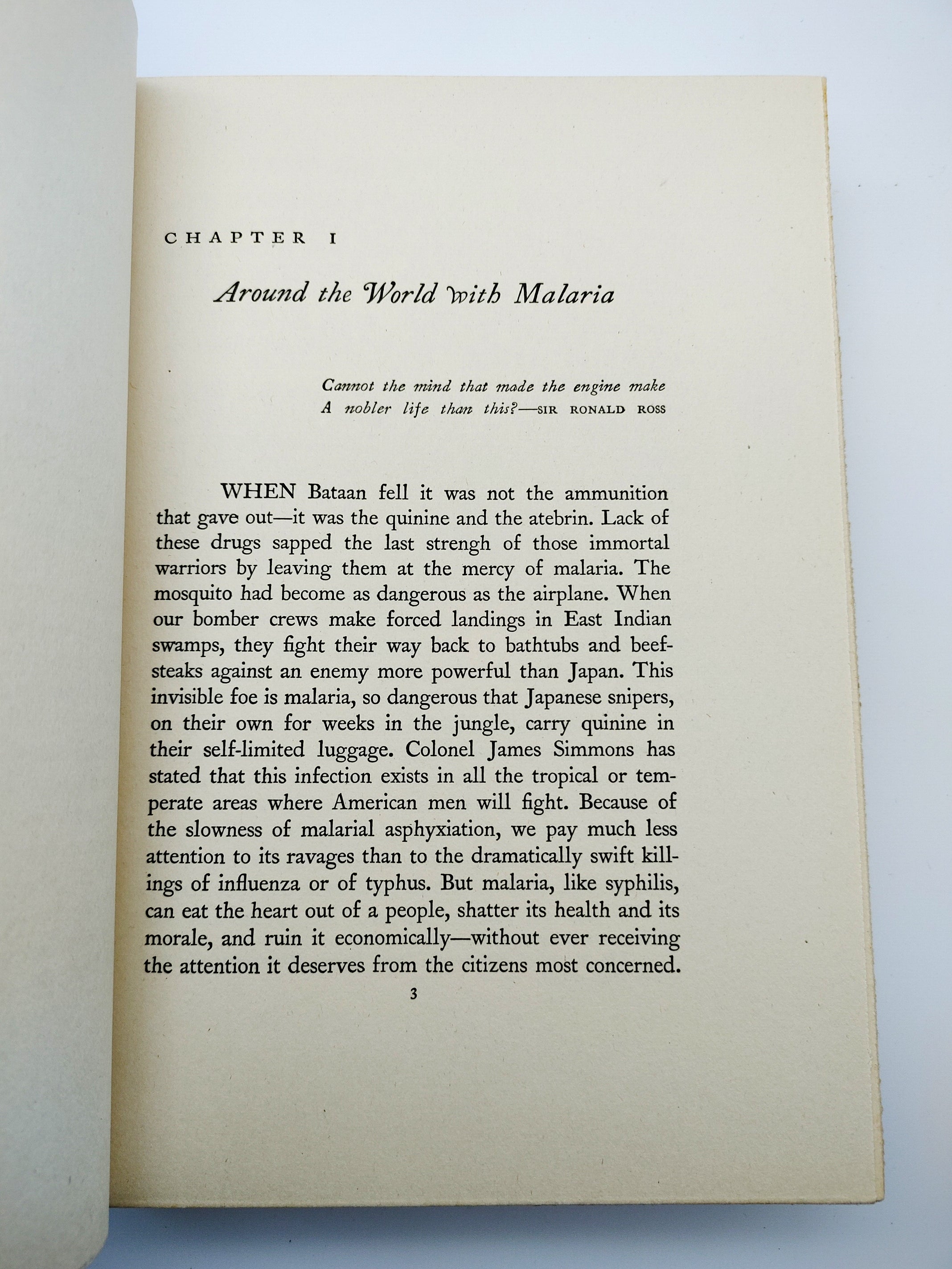 Chapter 1 of the first edition of Hill's Silent Enemies (1942)