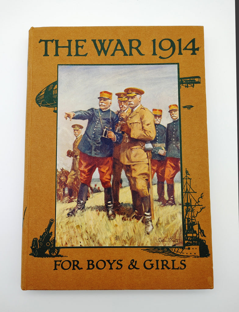 Book without dust jacket of first edition of O'Neill's The War 1914 (1914)