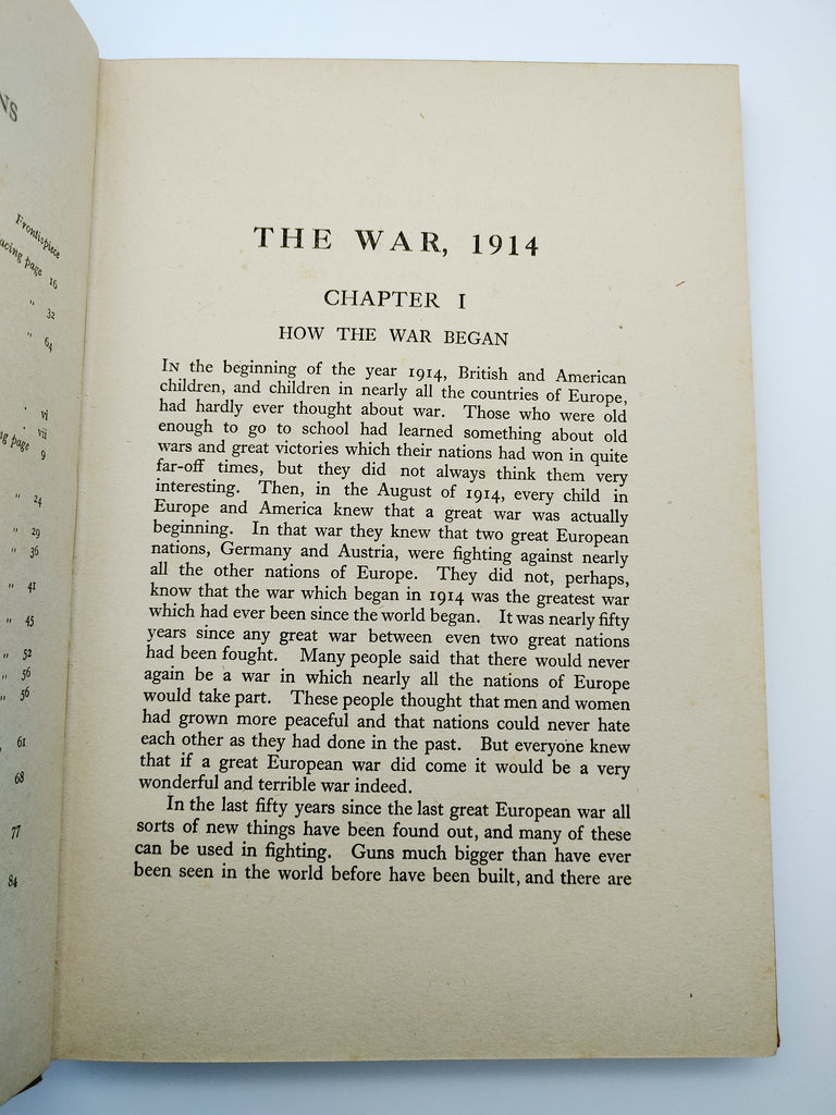 Chapter 1 of the first edition of O'Neill's The War 1914 (1914)