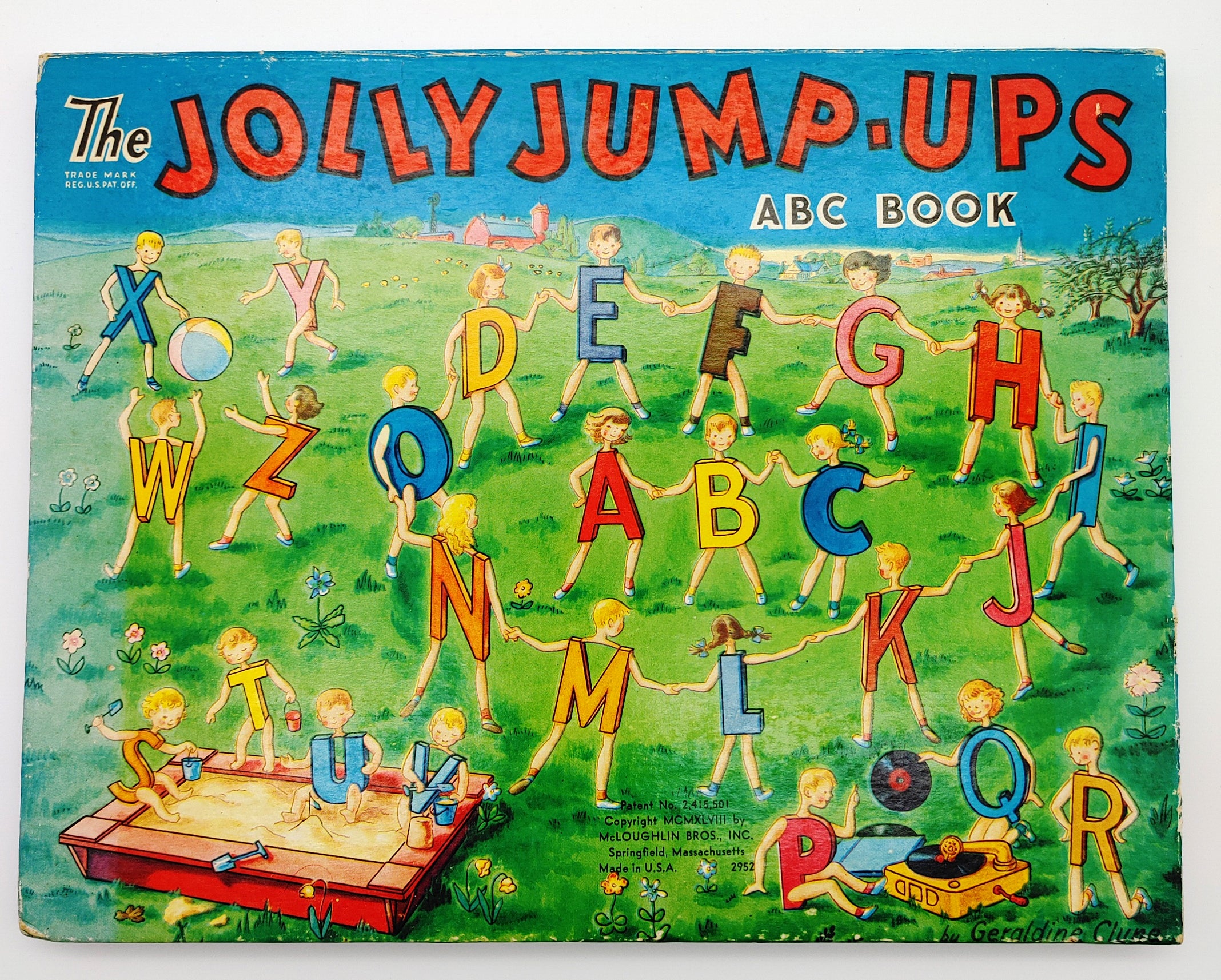 First edition of Clyne's The Jolly Jump-Ups ABC Book