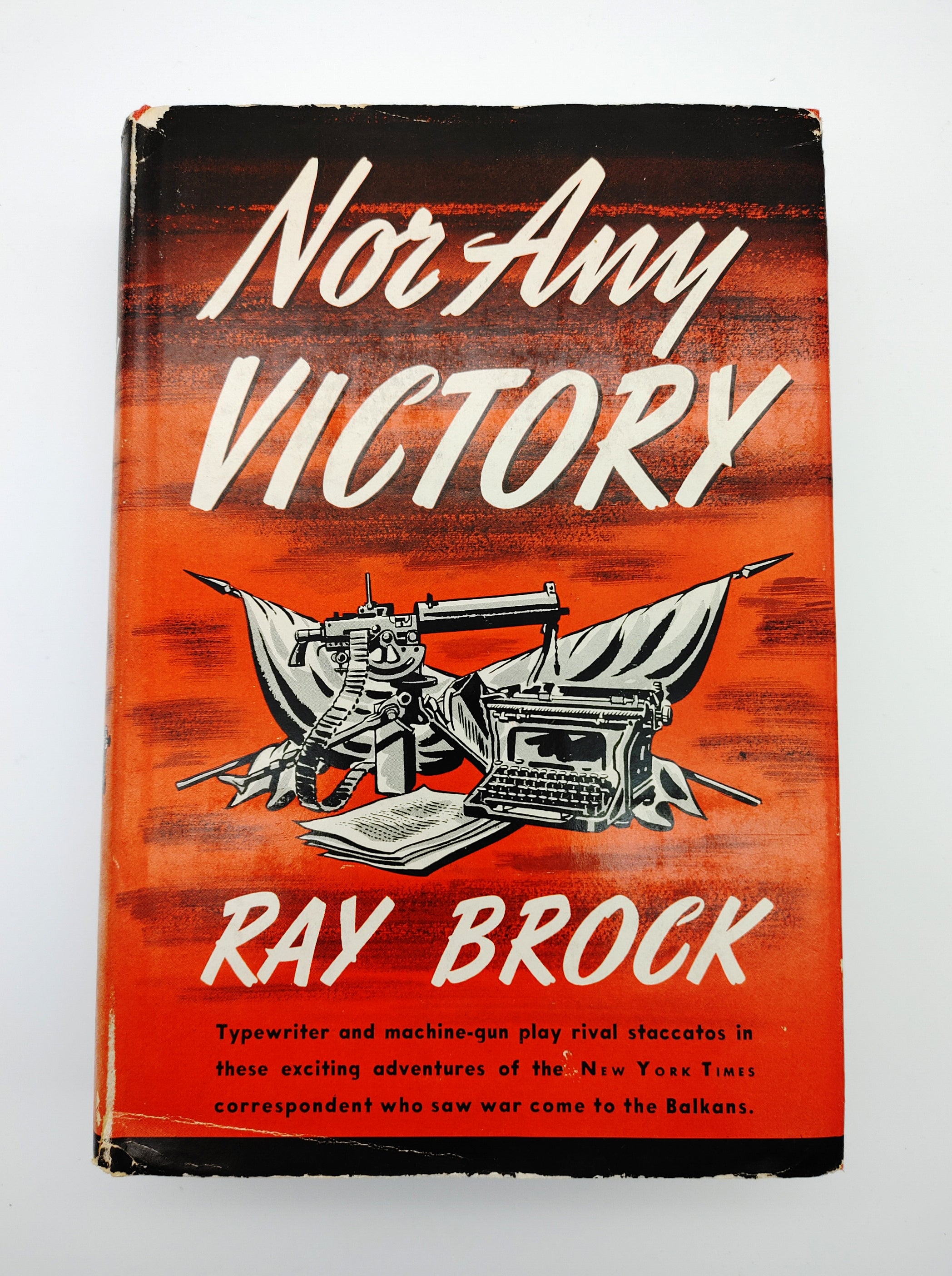 Rare first edition of Brock's Nor Any Victory (1942)