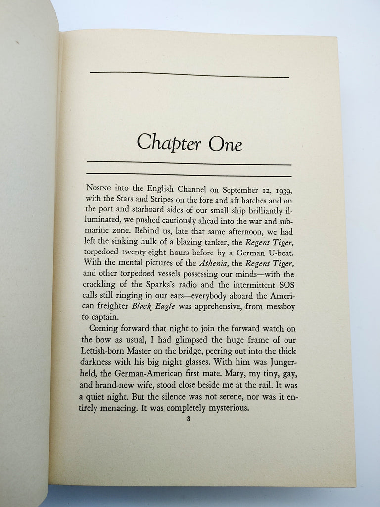 Chapter One of first edition of Brock's Nor Any Victory (1942)