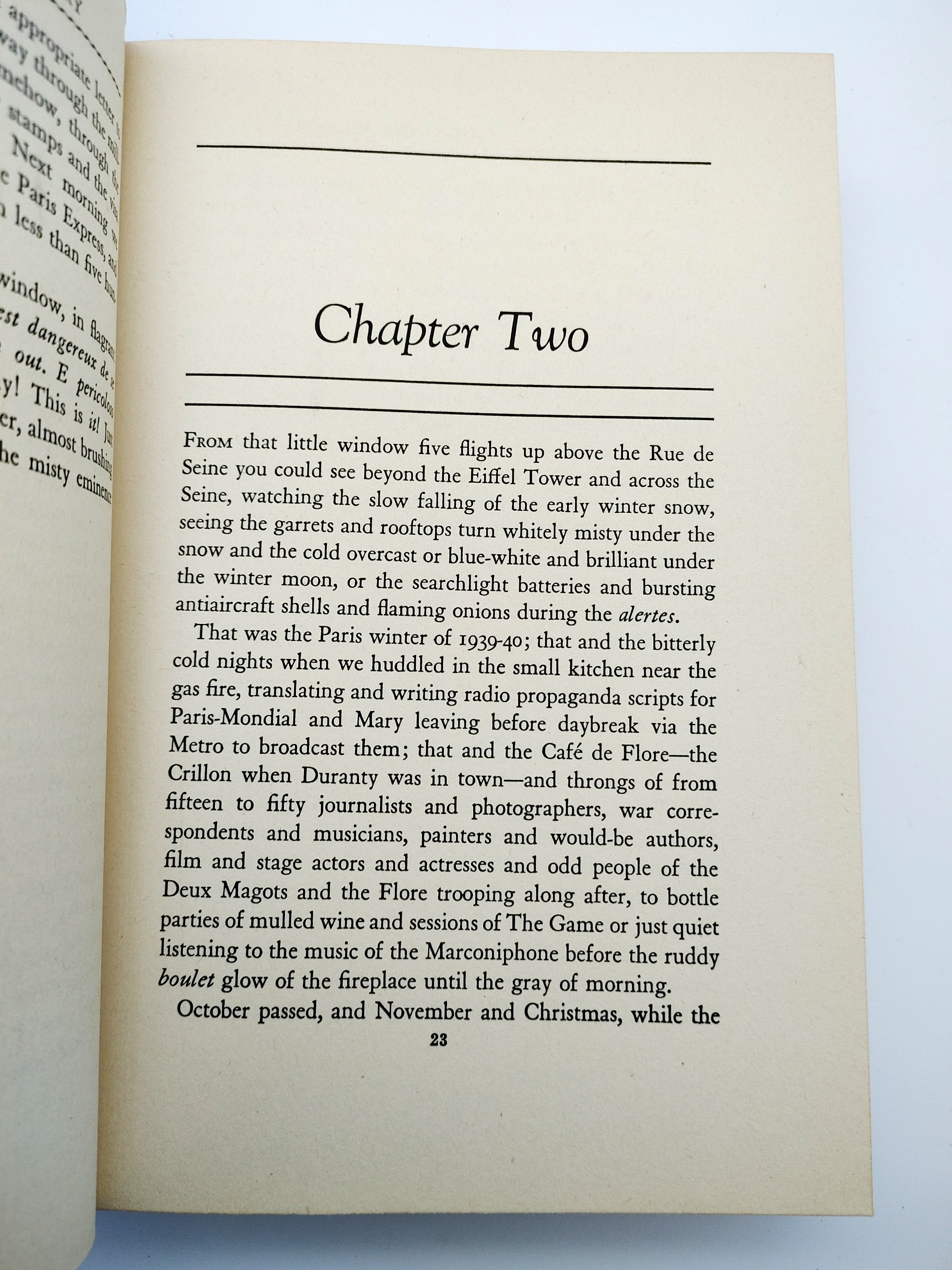 Chapter two of first edition of Brock's Nor Any Victory (1942)